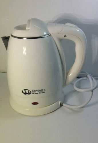 Uniware Stainless Steel Cordless Electric Kettle w.Rotating Base Tea Kettle,1.2L