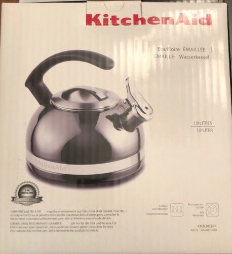 KitchenAid 2.0-Quart Stove Top Kettle with C Handle, KTEN20CB New Free Shipping