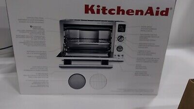 KitchenAid KCO275WH Convection 1800W Digital Countertop Oven, 12