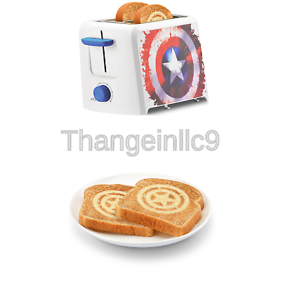 Marvel Captain America Shield 2-Slice Toaster Captain America 2-Slice Toaster