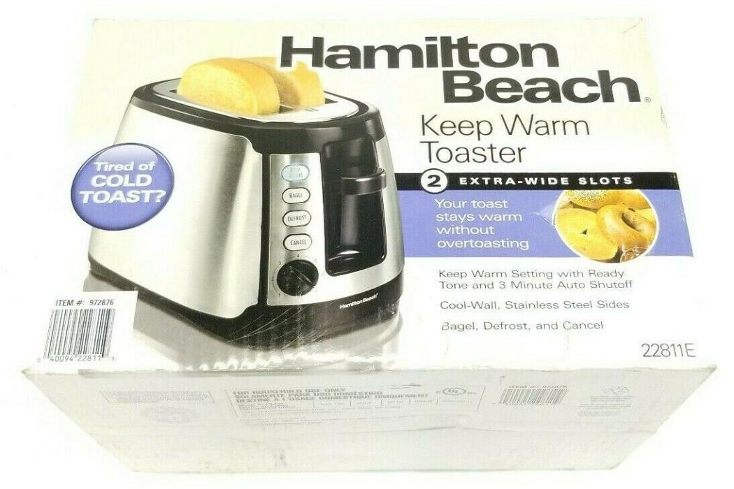 Hamilton Beach Keep Warm Toaster 22811E ERI0325