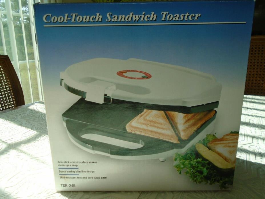 Cool Touch Sandwich Toaster  White