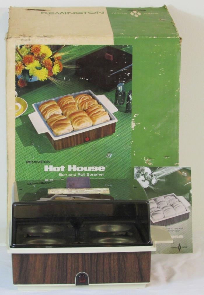 Vintage Remington Hot House Food Steamer Tested Working Complete Original Box