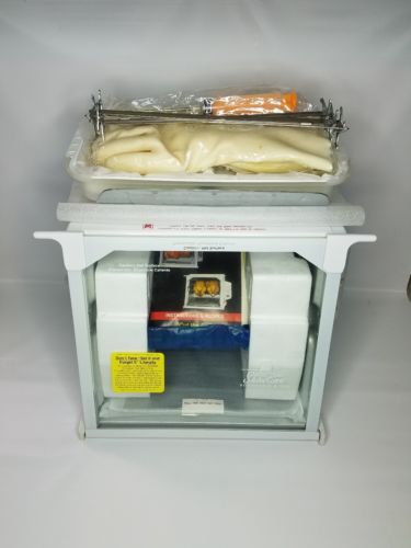 Ronco Showtime Rotisserie BBQ Oven Full Size Model 4000 White New Never Used