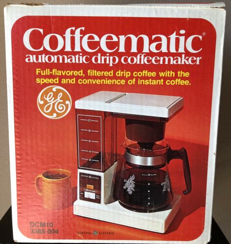 *NEW/VINTAGE* General Electric DCM10 Coffeematic Coffee Maker!!