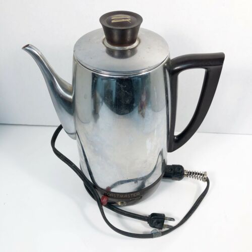 Toastmaster 501 Coffee Percolator Electric VIntage Stainless Steel Coffee Maker