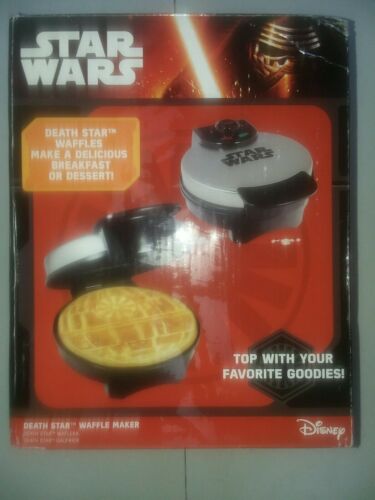 Star Wars Death Star Stainless Steel Electric Kitchen Waffle Pancake Iron Maker