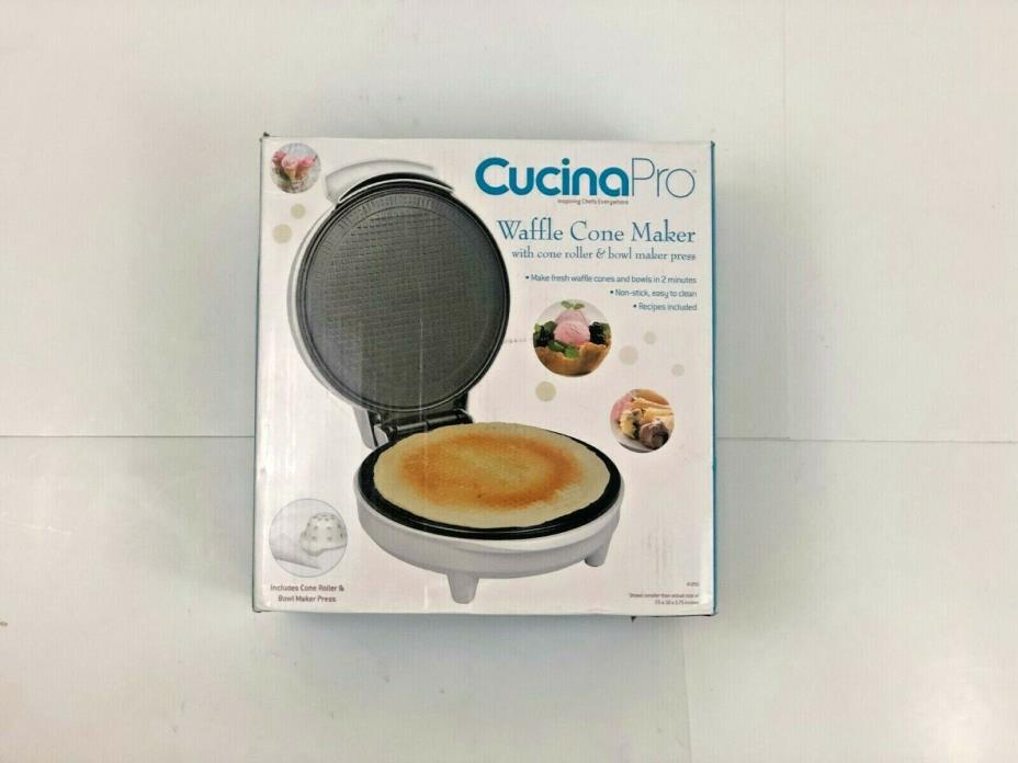 Waffle Cone and Bowl Maker- Includes Shaper Roller and Bowl Press