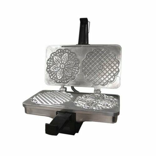 CucinaPro Polished Kitchen Pizzelle or Cannolo Baker Italian Waffle Cookie Maker