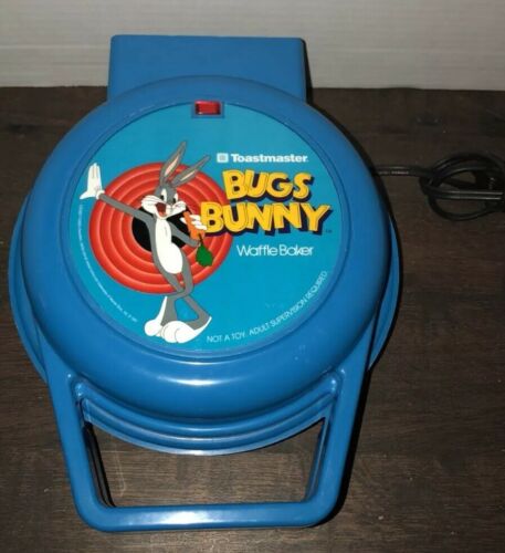 Toastmaster Blue Bugs Bunny Waffle Baker Iron 120V