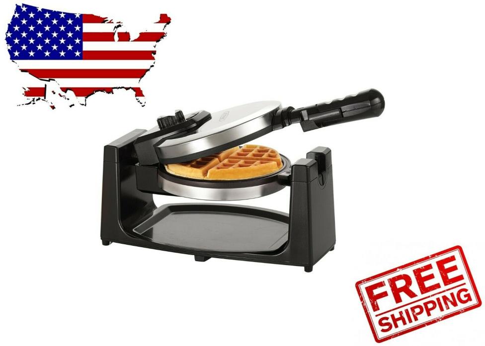 Waffle Maker Belgian Breakfast Kitchen Commercial Double Waring Iron Heavy Duty