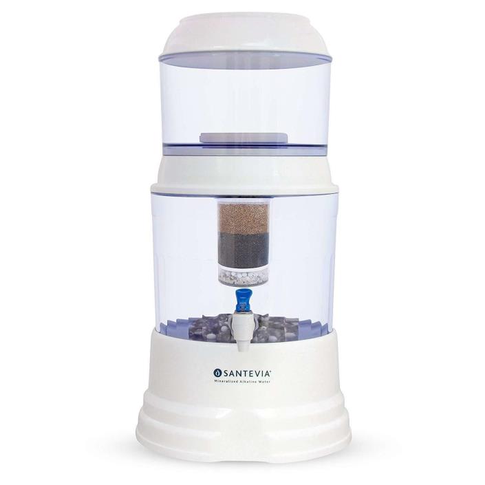 Counter Top Water Filter System White Home Kitchen Indoor Fluoride Filtration