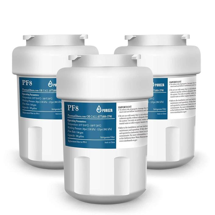 Refrigerator water filter Compatible with GE GSHS6HGDBCSS (3 Pack) FRESHIPPING