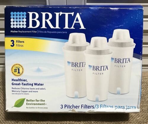 Brita Replacement Water Filter for Pitchers 3 Count Package 2 Months Or 40 Gal.