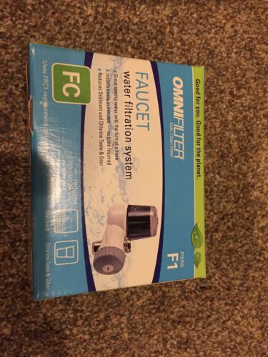 OMNIFilter F1 Faucet Filtration System w/ Cartridge Purified Water Filtration