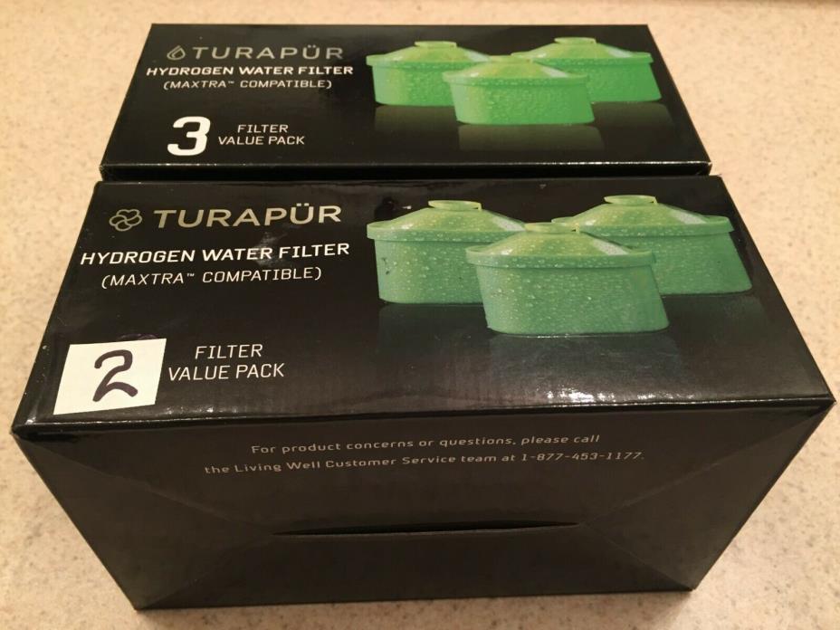Lot of (5) TURAPUR Hydrogen Water Filters