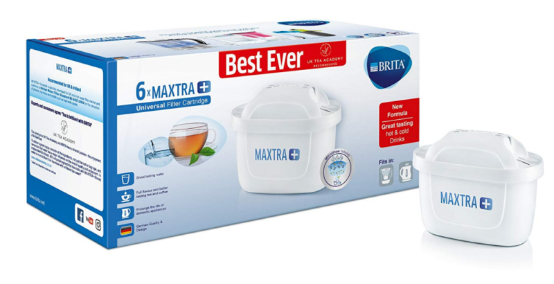 Brita Maxtra+ Water Filter Cartridges, White, Pack of 6 (UK Version)