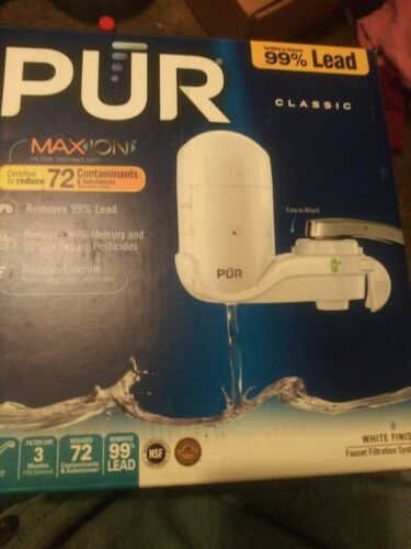 PUR FM-3333 Classic Vertical Water Filter Filtration Faucet Mount White