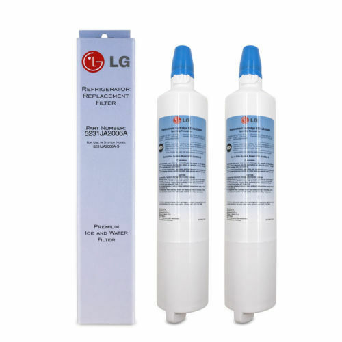 2 PACK OEM LG LT600P 5231JA2006A Premium Replacement Fridge Water Filter