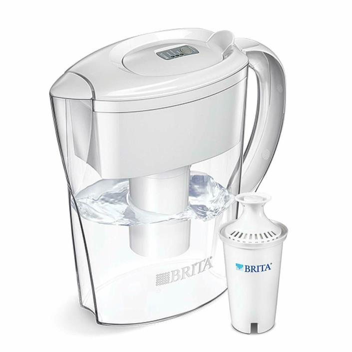 Brita Small 6 Cup Water Filter Pitcher with 