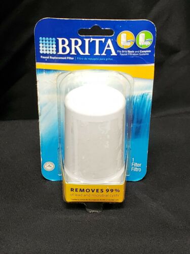 Brita On Tap Faucet Replacement Water Filter FR-200 White Fits FF-100 OPFF-100