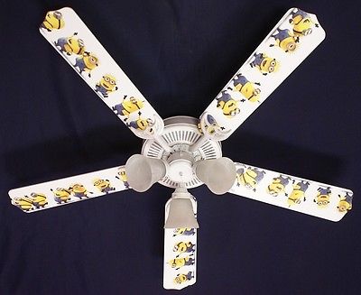New MINIONS DESPICABLE ME Ceiling Fan 52