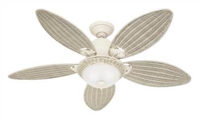 Caribbean Breeze 54 in. Ceiling Fan in Textured White Finish [ID 65415]