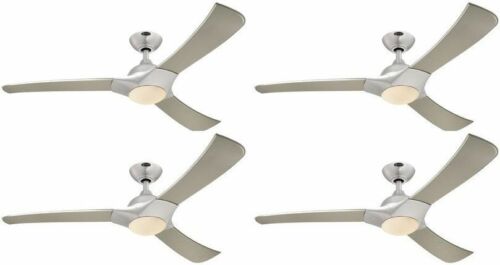 Westinghouse 78002 - Techno 52-Inch Three-Blade Indoor LED Ceiling Fan - 4 Pack