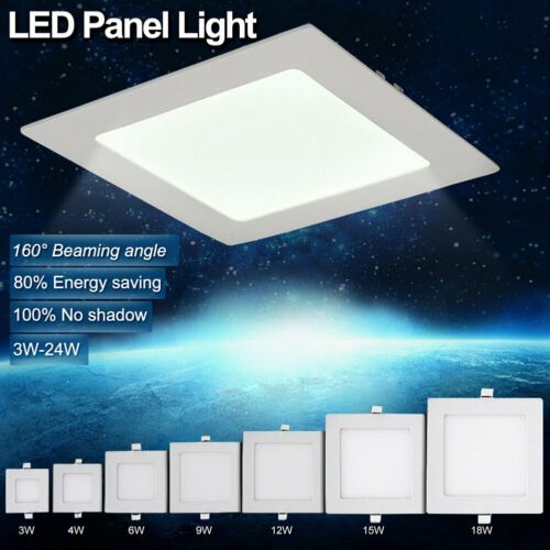 6-24W Dimmable LED Recessed Ceiling Panel Down Lights Bulb Lamp F Indoor Home WX