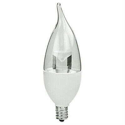 TCP LED5E12F1127K Candelabra LED Bulb, Flame Tip , 5W (40W Equiv.) - Dimmable -