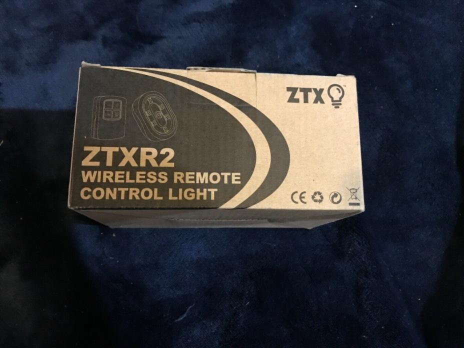 New ZTXR2 wireless remote control lights set of 3 lights and 1 remote plus batte