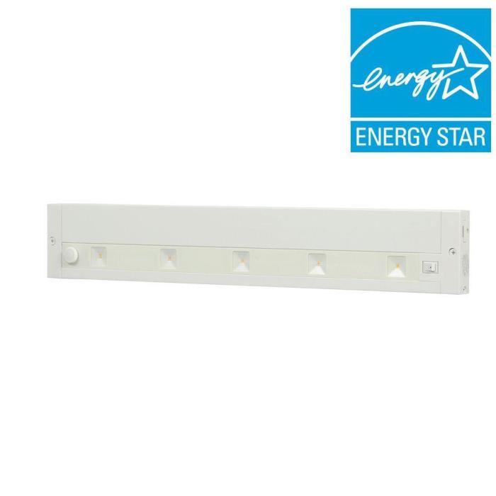 Juno 18 in. White LED Dimmable, Linkable Under Cabinet Light ULL18-WH