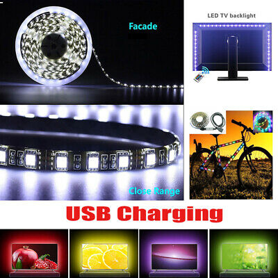 LED Strip TV LCD HDTV Monitors USB Night Warning Safe Light RGB Lighting Lamp