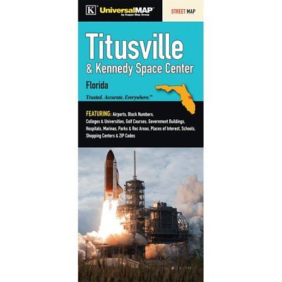 Universal Map Titusville/Kennedy Space Fold Map