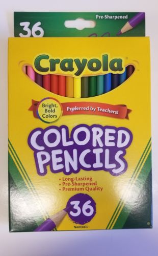 Crayola Colored Pencils Assorted 36 Each