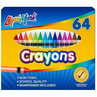 Liqui Mark Liqui-Mark Crayons 64 Per Package-