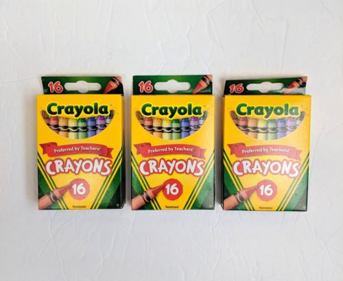 Crayola Classic Color Pack Crayons 16 ea (Pack of 3)