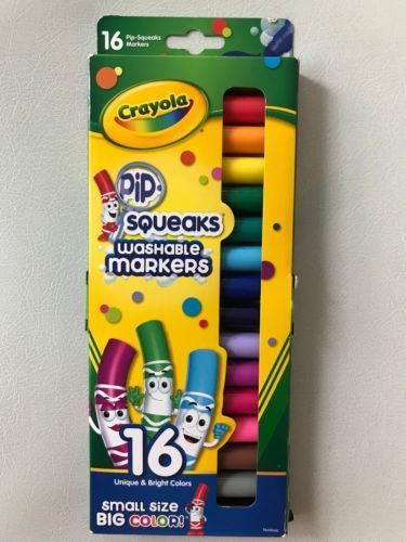 NEW Crayola Pip-Squeaks Markers 16-pack
