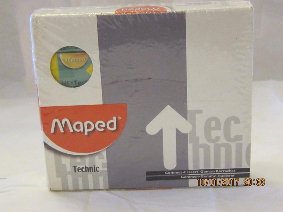 Maped Technic Hi Tech Erasers 20 count