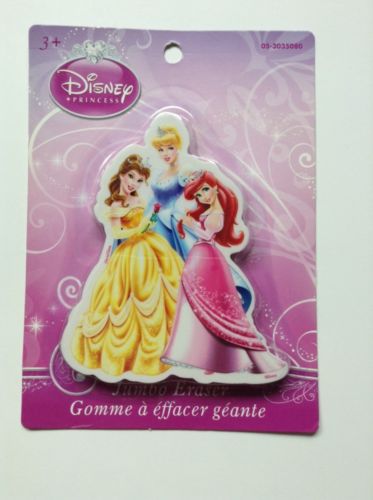 Large Disney Princess Jumo Eraser NEW Belle, Cinderella