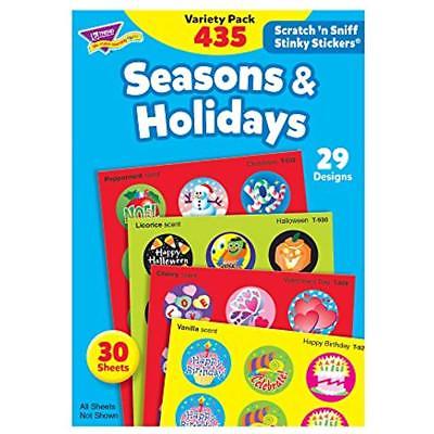 T580 GrownUp Toys Stinky Stickers Variety Pack, Seasons/Holidays (Pack Of 435)