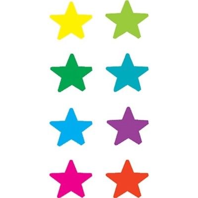Teacher Created Resources Stars Mini Stickers, Multi Color (1239)