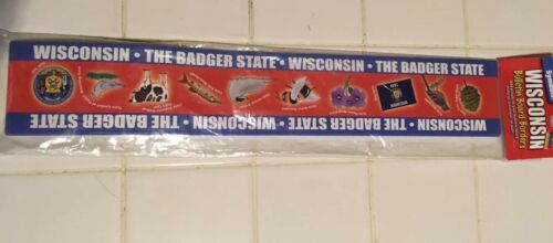 Wisconsin State Symbols Bulletin Board Borders (22 Borders = 32ft) NEW!