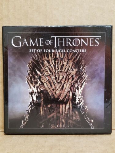 Dark Horse Deluxe HBO Game of Thrones 4 Sigil Coaster Set Coasters
