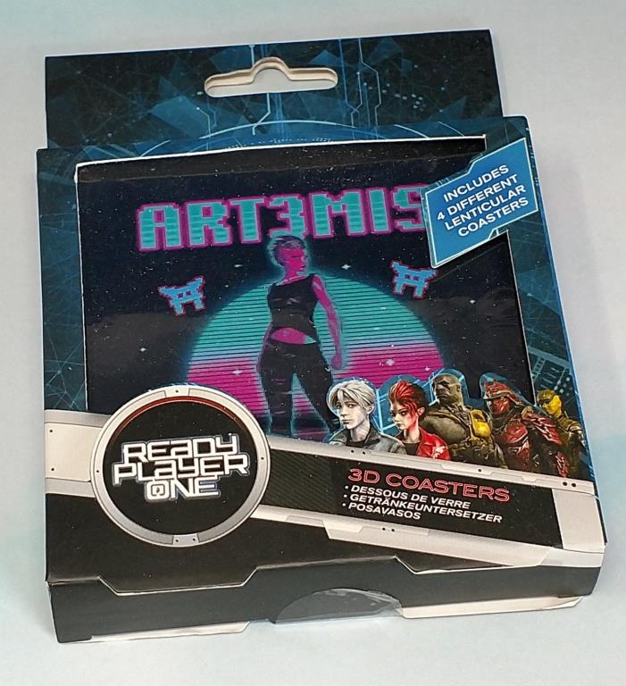 Official RPO Ready Player One 3D Coasters - Boxed