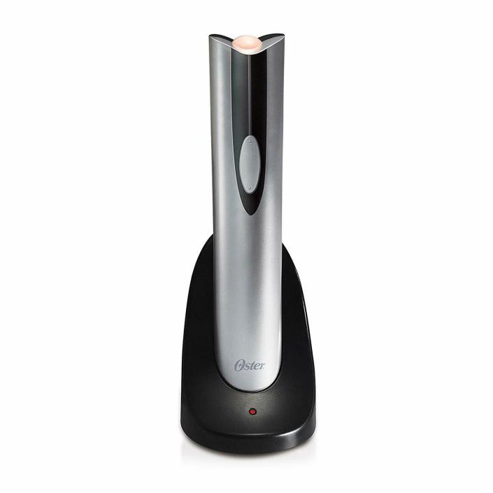 Oster Cordless Electric Wine Bottle Opener with Foil Cutter,