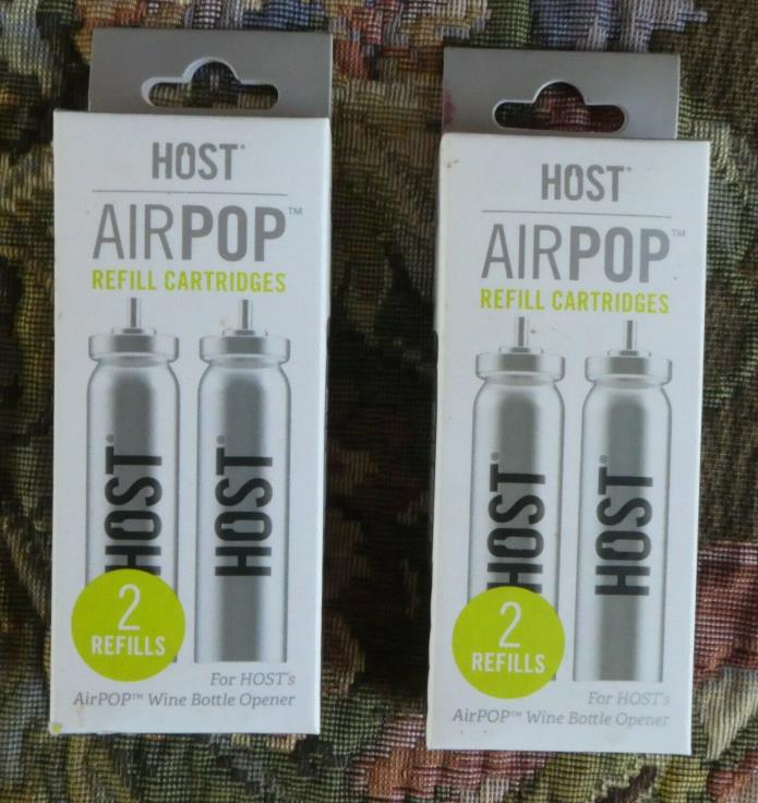 New HOST AirPOP Refill Cartridges (Set of 2 Boxes - 4 Cartridges) Free Shipping