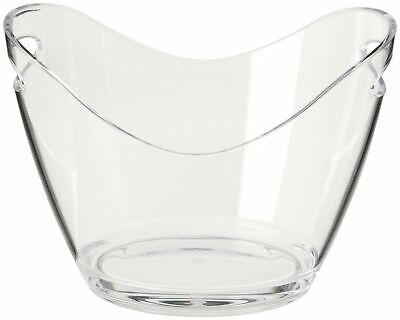 Prodyne SS-PD-G-2-C Vino Gondola 2 Bottle Wine or Champagne Ice Bucket Clear