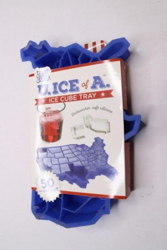 Lot of 12 - TrueZoo U Ice of A Silicone Mold and Ice Cube Tray Blue