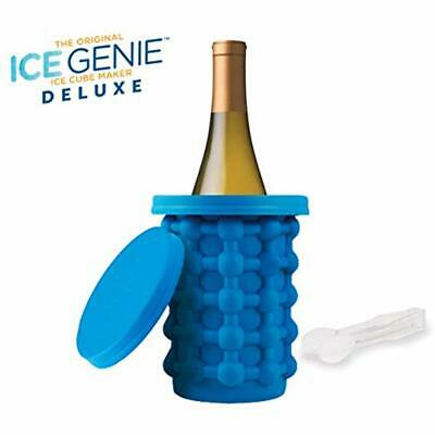 Ice Genie Deluxe The Original Cube Maker Holds Up To 180 Cubes Silicon Bucket 